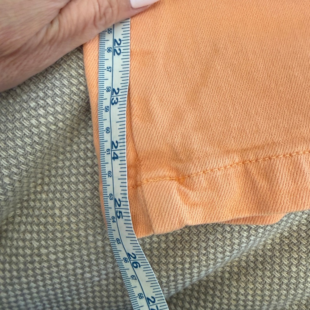 Pilcro Anthropologie Sailor Wide-Leg Pants/Jeans Peach SZ 29 Cottagecore - Picture 11 of 14